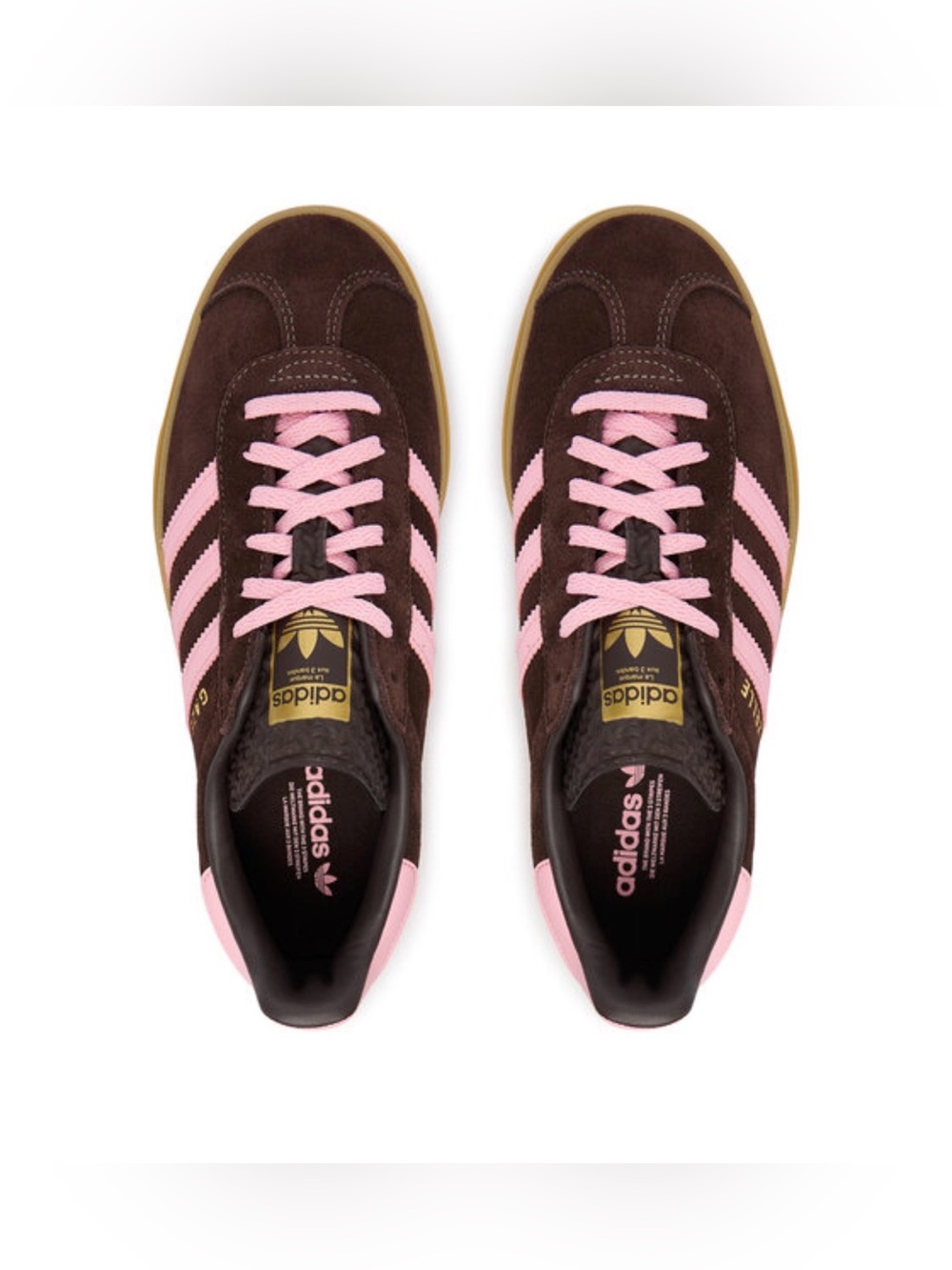 NWT adidas Gazelle Bold IH6786 Aurora Coffee Pink Platform Sneakers - Picture 5 of 10